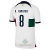 Maglia ufficiale Portogallo B.Fernandes 8 Trasferta Mondiali 2022 per Uomo